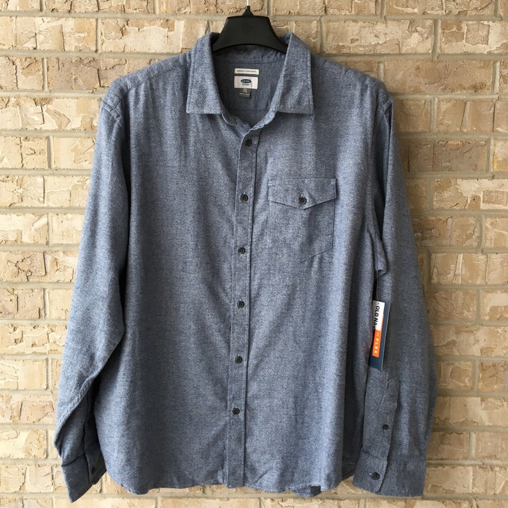 Old Navy Button Up Long Sleeve Shirt Size  XXL 🌺